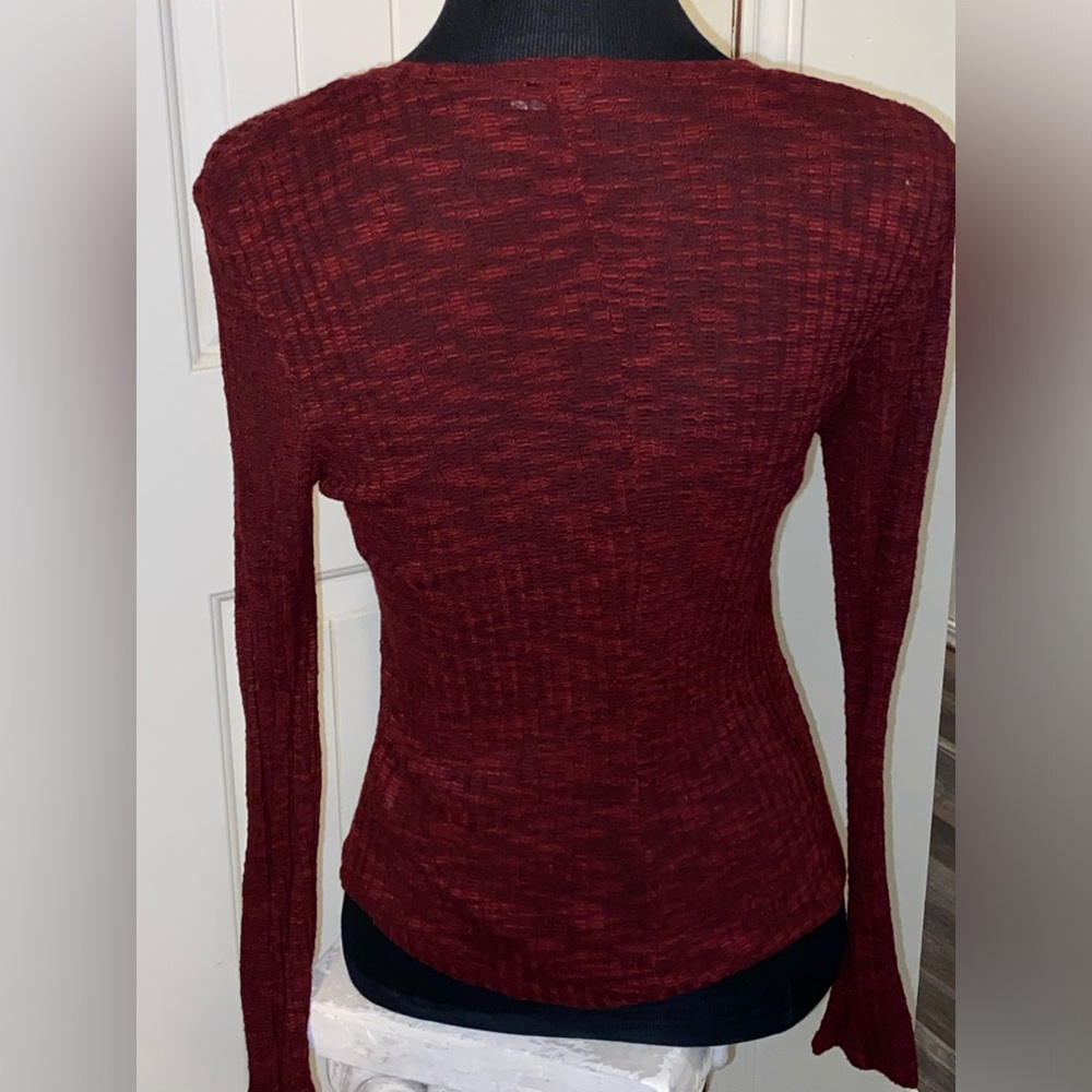 Intimately free people top!burgundy S 119 - Picture 3 of 6